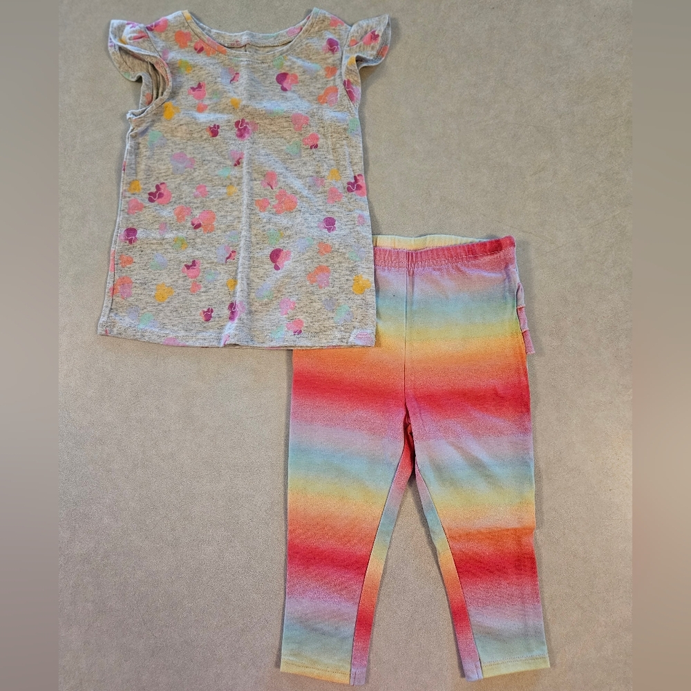 Minnie Mouse Toddler Outfit, 2T/24 months